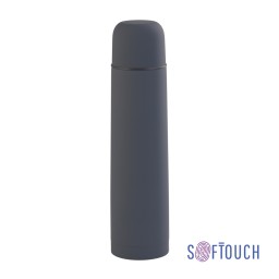 Термос "Родос" 1000 мл, покрытие soft touch, серый