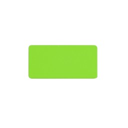 Шильд металлический, покрытие soft touch, подложка хром, зеленое яблоко
