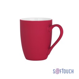 Кружка "Trend", покрытие soft touch, красный