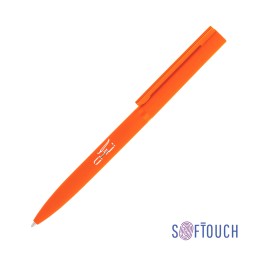 Ручка шариковая "Sirius", покрытие soft touch, оранжевый