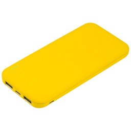 Внешний аккумулятор с подсветкой Люче (Luce) Lemoni 10000 mAh, желтый
