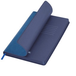 Ежедневник Ривер Сайд (River side) недатированный, лазурный/синий  (без упаковки, без стикера)