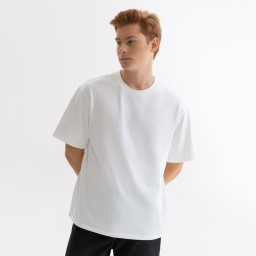 Футболка унисекс RUST, 240 гр., белая (теплый тон)