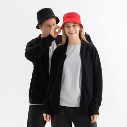 Толстовка на молнии, унисекс Торрес (Torres) черная