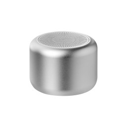 Беспроводная колонка Пассион (Passion) 80dB 600 mAh (Bluetooth 5.0), серебряная