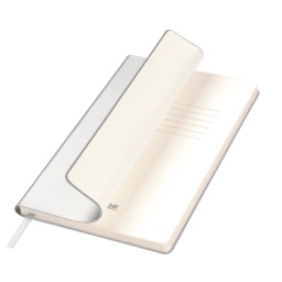 Ежедневник Spark недатированный, серебряный (с упаковкой, со стикерами)