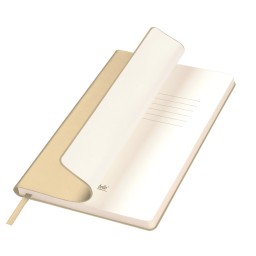 Ежедневник Спарк (Spark) недатированный, белое золото (с упаковкой, со стикерами)