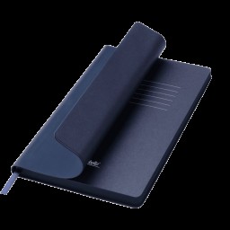 Ежедневник Latte soft touch недатированный, синий