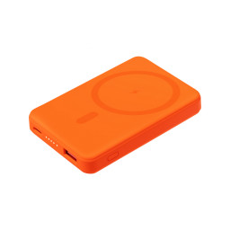 Внешний аккумулятор Largo PD 5000mAh с функцией беспроводной зарядки 15W, оранжевый