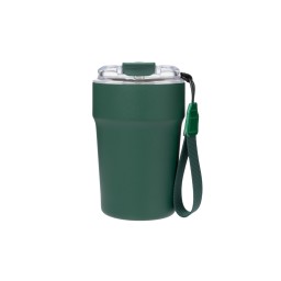 Термокружка вакуумная Монако (Monaco), темно-зеленая