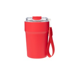 Термокружка вакуумная Monaco, красная