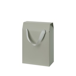 Подарочная коробка-пакет универсальная малая, серая