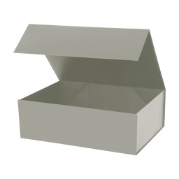 Подарочная коробка-трансформер средняя, серая