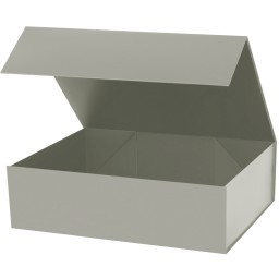 Подарочная коробка-трансформер большая, серая