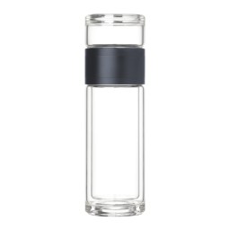 Бутылка стеклянная с двойными стенками Terso, синяя