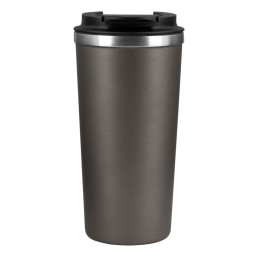 Термокружка вакуумная Palermo, серая, гладкая поверхность