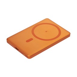 Внешний аккумулятор Атлантис (Atlantis) PD 5000mAh с функцией беспроводной зарядки 15W, оранжевый