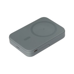 Внешний аккумулятор Union PD 10000mAh с функцией беспроводной зарядки 15W, серый