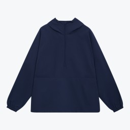 Ветровка (анорак) оверсайз унисекс Риссман (Rissman), темно-синяя