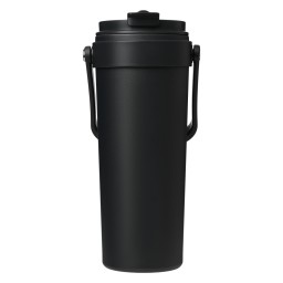 Термокружка вакуумная Solo, черная