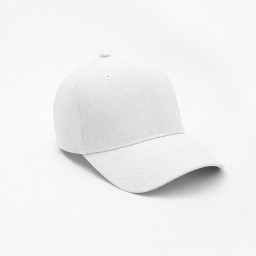 Бейсболка Фит (Fit), 5 клиньев, белый