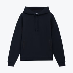 Худи релакс унисекс Баланс, с начесом, синий