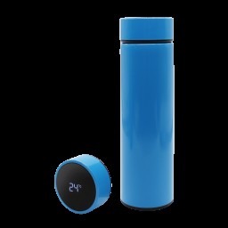Термос Reactor с датчиком температуры, голубой