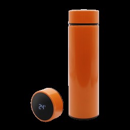 Термос Reactor с датчиком температуры, оранжевый