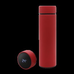 Термос Reactor софт-тач с датчиком температуры, красный