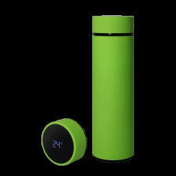 Термос Reactor софт-тач с датчиком температуры, салатовый