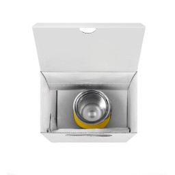Набор Coffee Box c кофером софт-тач CO12s, желтый