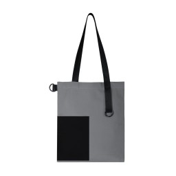 Шоппер Superbag Color, серый с чёрным