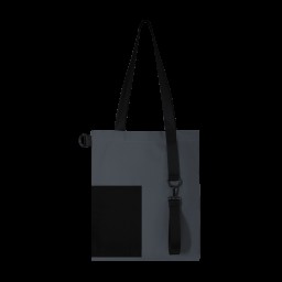 Шоппер Superbag Color, темно-серый с чёрным