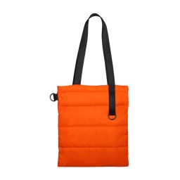 Шоппер Superbag Bubble, с кнопкой, оранжевый с чёрным